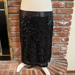 Sequin Black Skirt